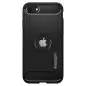 Spigen Rugged Armor, black - iPhone SE (2022/2020)