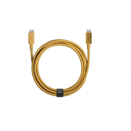 Native Union Belt Cable Pro (USB-C â€“ USB-C) 2.4m, kraft