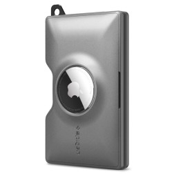 Spigen Wallet S Card Holder with Card Key Ring, gunmetal - AirTag