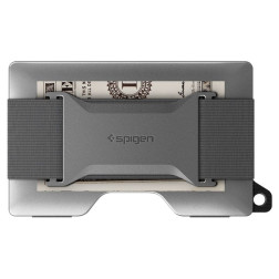 Spigen Wallet S Card Holder with Card Key Ring, gunmetal - AirTag