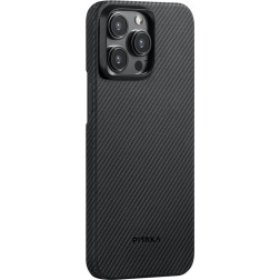 Pitaka MagEZ 4 600D case, black/grey twill - iPhone 15 Pro