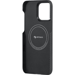 Pitaka MagEZ 4 600D case, black/grey twill - iPhone 15 Pro
