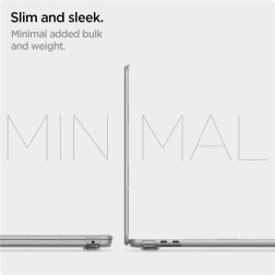 Spigen Thin Fit, crystal clear - Macbook Air 15" M4/M3/M2