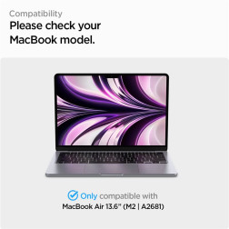 Spigen Thin Fit, crystal clear - Macbook Air 15" M4/M3/M2