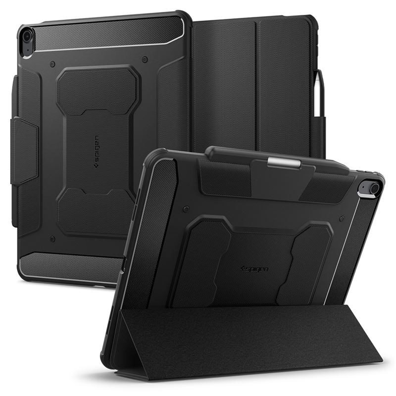 Spigen Rugged Armor Pro, black - iPad Air 13" 2024/2025
