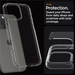 Spigen Ultra Hybrid, crystal clear - iPhone 16 Pro Max