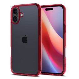 Spigen Ultra Hybrid, red crystal - iPhone 16