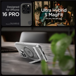 Spigen Ultra Hybrid S MagSafe, graphite - iPhone 16 Pro