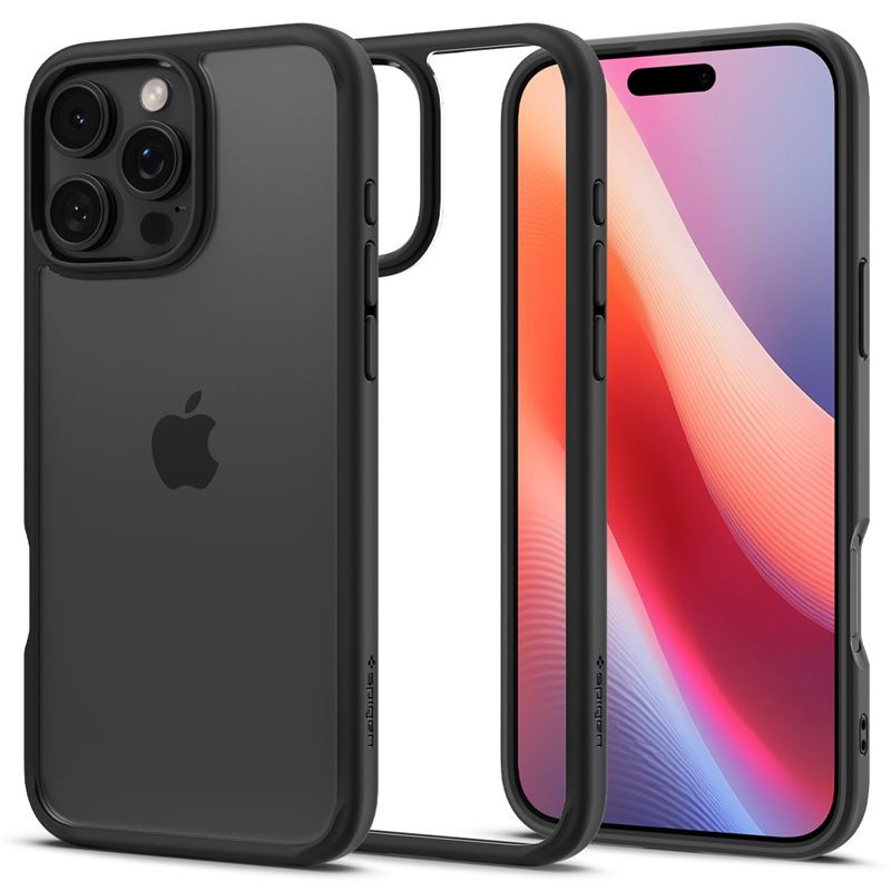 Spigen Ultra Hybrid, matte black - iPhone 16 Pro