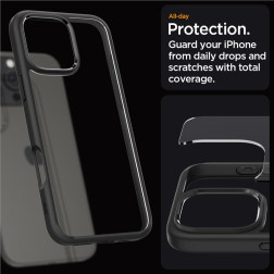 Spigen Ultra Hybrid, matte black - iPhone 16 Pro