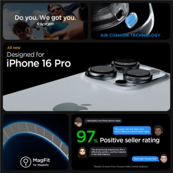 Spigen Ultra Hybrid MagSafe, white - iPhone 16 Pro