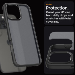 Spigen Ultra Hybrid, frost black - iPhone 16 Pro