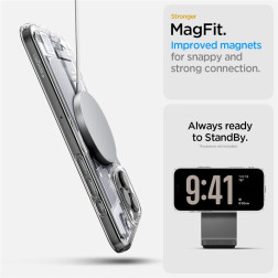Spigen Ultra Hybrid MagSafe, zero one white - iPhone 16 Pro Max