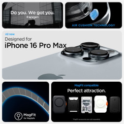 Spigen Ultra Hybrid MagSafe, zero one white - iPhone 16 Pro Max