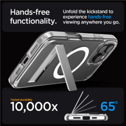 Spigen Ultra Hybrid S MagSafe, crystal clear - iPhone 16 Pro