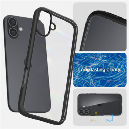 Spigen Ultra Hybrid, matte black - iPhone 16