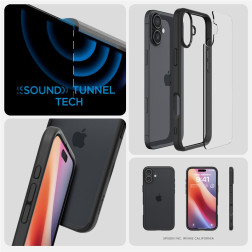 Spigen Ultra Hybrid, matte black - iPhone 16