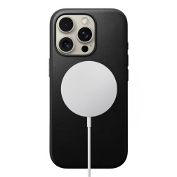 Nomad Modern Leather case, black - iPhone 16 Pro