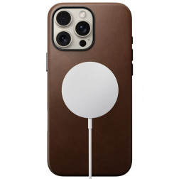Nomad Traditional Leather case, brown, iPhone 16 Pro Max