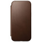 Nomad Modern Leather Folio, brown - iPhone 16 Plus