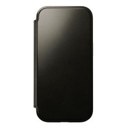 Nomad Leather Folio, green chrome - iPhone 16 Pro