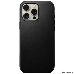 Nomad Modern Leather case, black - iPhone 16 Pro Max