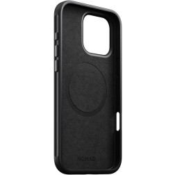 Nomad Modern Leather case, black - iPhone 16 Pro Max
