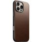 Nomad Modern Leather case, brown - iPhone 16 Pro Max
