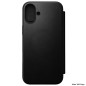 Nomad Modern Leather Folio, black - iPhone 16 Plus
