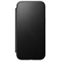 Nomad Modern Leather Folio, black - iPhone 16 Plus
