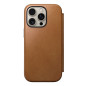 Nomad Modern Leather Folio, english Tan-C - iPhone 16 Pro