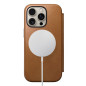 Nomad Modern Leather Folio, english Tan-C - iPhone 16 Pro