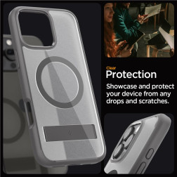 Spigen Ultra Hybrid S MagSafe, frost gray - iPhone 16 Pro