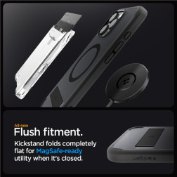 Spigen Ultra Hybrid S MagSafe, frost black - iPhone 16 Pro