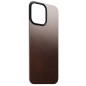 Nomad Magnetic Leather Back, brown - iPhone 16 Pro Max