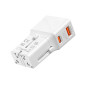 Mobile Origin Travel adapter 25W, EU/US/UK/AU, white Mobile Origin Travel adapter 25W, EU/US/UK/AU, white