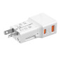 Mobile Origin Travel adapter 25W, EU/US/UK/AU, white Mobile Origin Travel adapter 25W, EU/US/UK/AU, white
