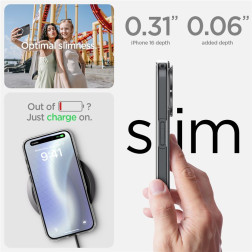 Spigen Crystal Flex MagSafe, crystal clear - iPhone 16