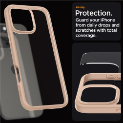 Spigen Ultra Hybrid, rose titanium - iPhone 16 Pro
