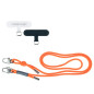 Strap Mobile Origin Lanyard rope 6 mm, Orange, 82 - 163cm