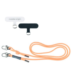 Dirželis Mobile Origin Lanyard rope 6 mm, Peach Fuzz, 82 - 163cm