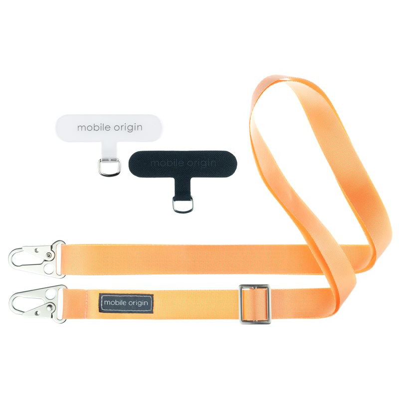 Mobile Origin Lanyard tape 25mm, Peach Fuzz, 84 - 165cm
