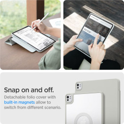 Spigen Air Skin Pro Onetap, gray - iPad Pro 13" 2024
