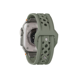 UAG Monarch Strap, olive/titanium - Apple Watch 49mm/46mm/45mm/44mm/42mm