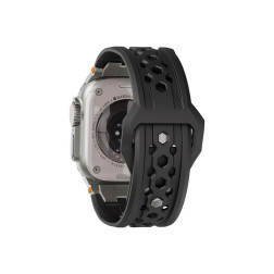 UAG Monarch Strap, black/titanium - Apple Watch 49mm/46mm/45mm/44mm/42mm