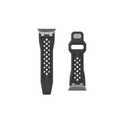 UAG Monarch Strap, black/titanium - Apple Watch 49mm/46mm/45mm/44mm/42mm