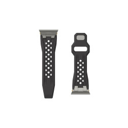 UAG Monarch Strap, black/titanium - Apple Watch 49mm/46mm/45mm/44mm/42mm