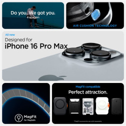 Spigen Ultra Hybrid T MagSafe, white - iPhone 16 Pro Max