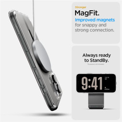 Spigen Ultra Hybrid T MagSafe, graphite - iPhone 16 Pro Max