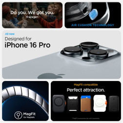 Spigen Tough Armor T MagSafe, metal slate - iPhone 16 Pro